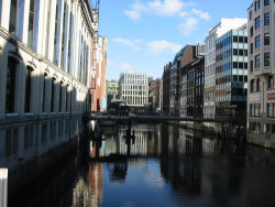 Kanal i Hamburg